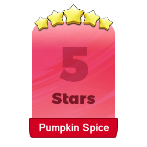 MMOJUGG Monopoly Go Pumpkin Spice 5 Stars-S15-9 Details View of Item Function and Use
